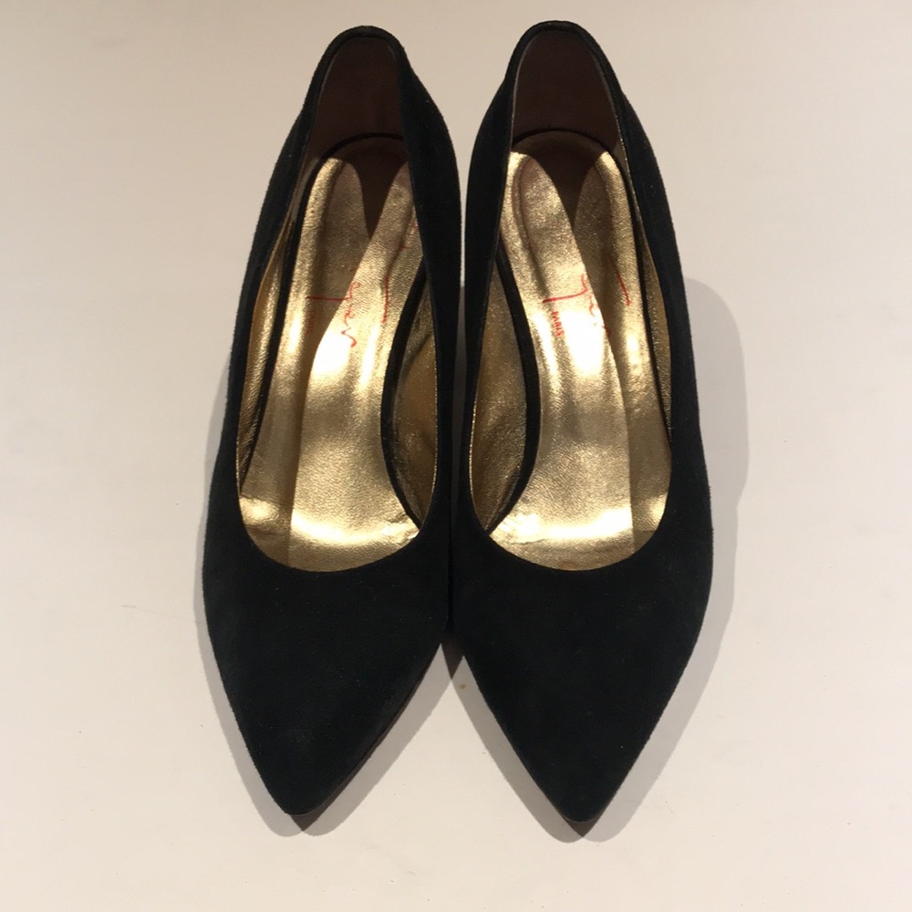 Walter Steiger suede block heel - Picture 2 of 5